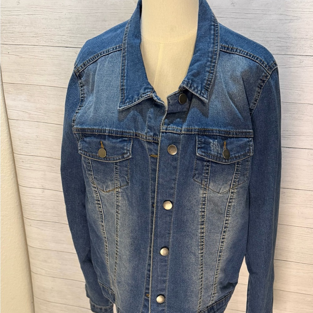 Classic Blue Denim Jean Jacket